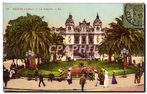 Cartes postales Monte Carlo Monaco le casino