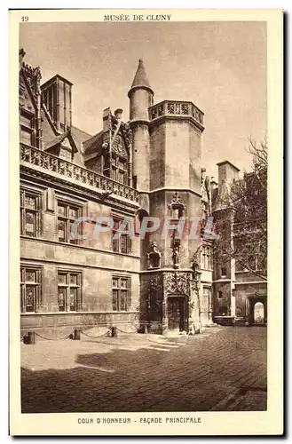 Musee de Cluny Ansichtskarte AK Cour d&#39honneur Facade principale