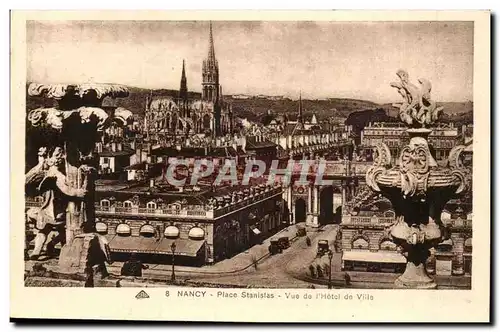 Nancy Cartes postales Place Stanislas Vue de l&#39hotel de ville