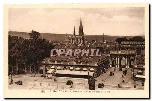 Nancy Cartes postales Place Stanislas Vue de l&#39hotel de ville