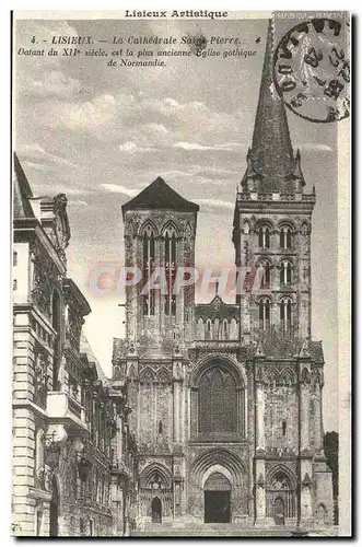 Lisieux Ansichtskarte AK La cathedrale Saint Pierre datant du 12eme