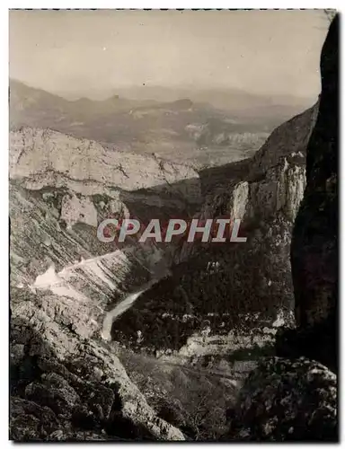 Moustiers Ste marie Ansichtskarte AK Les gorges du Verdon