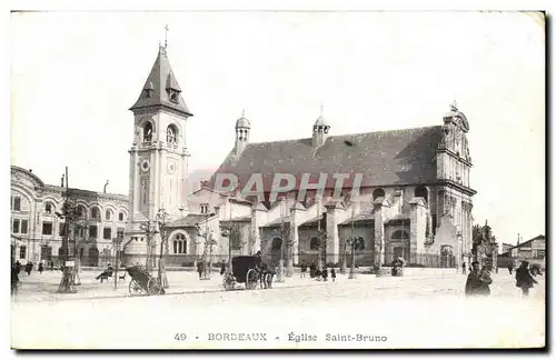 Bordeaux Cartes postales Eglise Saint Bruno