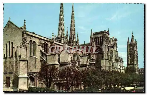 Bordeaux Cartes postales Cote sud de la cathedrale Saint Andre La Tour Pey Berland