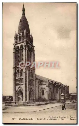 Bordeaux Cartes postales Eglise de la Bastide