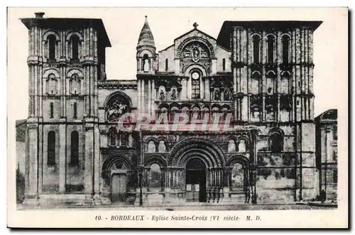 Bordeaux Cartes postales Eglise Sainte Croix (6eme)