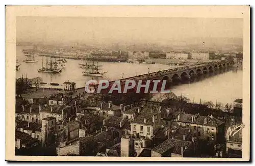 Bordeaux Ansichtskarte AK Panorama pris de la Tour St Michel