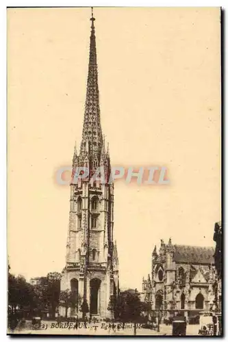 Bordeaux Cartes postales Eglise Saint Michel