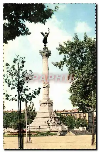 Bordeaux Ansichtskarte AK Place des Quinconces Le monument des Girondins