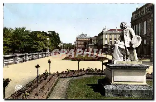 Bordeaux Ansichtskarte AK Le jardin public et les terrasses