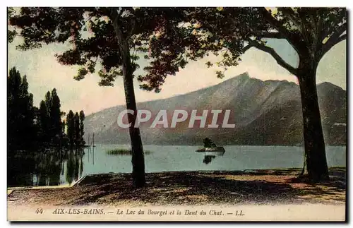 Aix les Bains Cartes postales Le alc du Bourget et la dent du chat