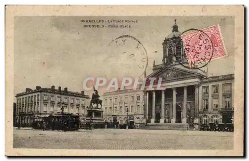 Belgie Belgique BRuxelles Cartes postales La place royale