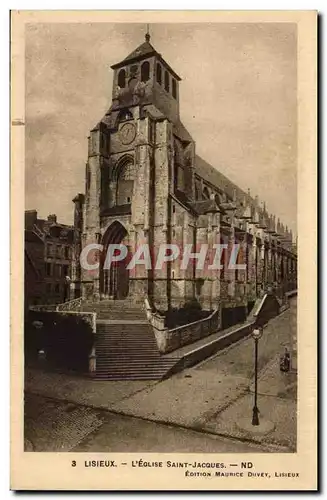 Lisieux Cartes postales L&#39eglise Saint Jacques