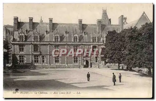 Blois Cartes postales Le chateau Aile Louis XII