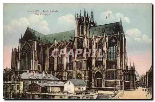 Metz Cartes postales La cathedrale