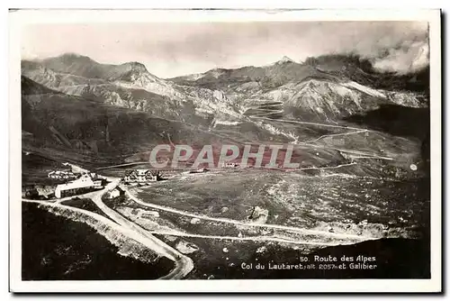 Ansichtskarte AK Route des Alpes Col du Lautaret et Galibier