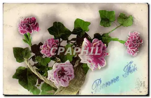 Cartes postales Fantaisie Bonne fete Fleurs