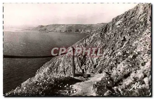 Environs de Cherbourg Ansichtskarte AK La Hague Le chemin de la descente aux grottes de Jabourg