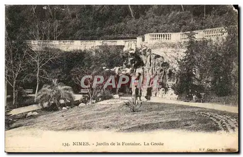 Nimes - Jardin de la Fontaine - la Grotte - Cartes postales