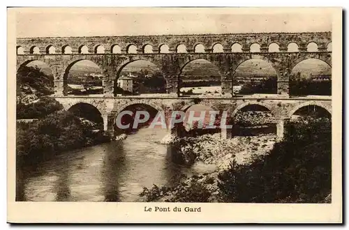 Nimes - Le Pont du Gard - Cartes postales