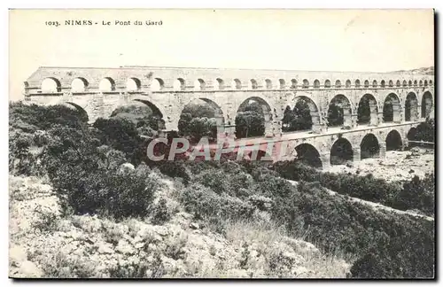 Nimes - Le Pont du Gard - Cartes postales