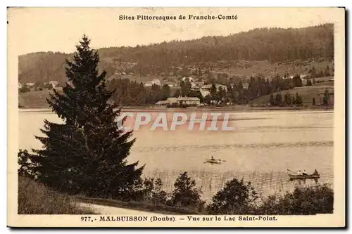 Malbuisson - Vue sur le Lac Saint Point - Ansichtskarte AK