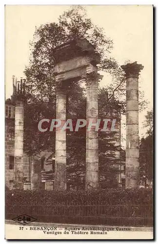 Besancon - Square Archeologique Castau Vestges du Theatre Romain - Cartes postales