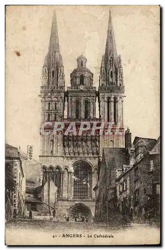 Angers - La cathrdrale - Cartes postales