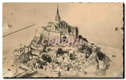 Le Mont Saint Michel - Vue Aerienne Cartes postales