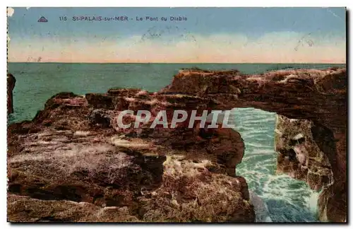 St Palais sur Mer - Le Pont du Diable - Ansichtskarte AK