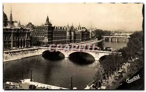 Paris - la Conciergerie et la Seine - Ansichtskarte AK