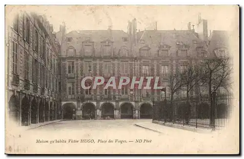 Paris - 3 Maison qu habita Victor Hugo - Place des Vosges - Cartes postales