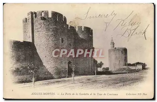 Aigues Mortes - La Porte de la Gardettz et la Tour de Constance - Cartes postales