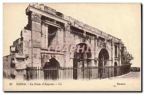 Nimes - La Porte d'Auguste - Cartes postales