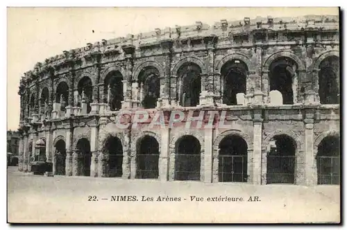 Niles - Les Arenes - Vue Exterieure - Ansichtskarte AK