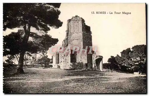 Nimes - La Tour Magne - Cartes postales