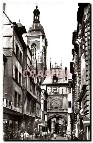 Rouen - La Grosse Horoge et la Tour du Beffroi de l ancien Hotel de Ville - Ansichtskarte AK