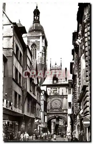 Rouen - La Grosse Horoge et la Tour du Beffroi de l ancien Hotel de Ville - Cartes postales