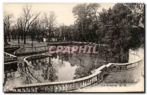 Nimes Cartes postales Jardin de la fontaine