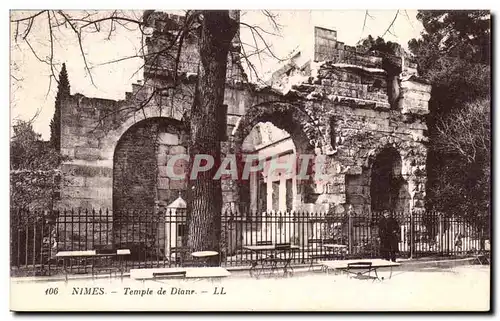 Nimes Cartes postales Temple de Diane