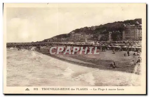 Trouville Reine des plages Ansichtskarte AK La plage a maree haute