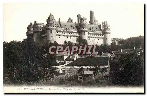 Pierrefonds Ansichtskarte AK Le chateau (cote Ouest)