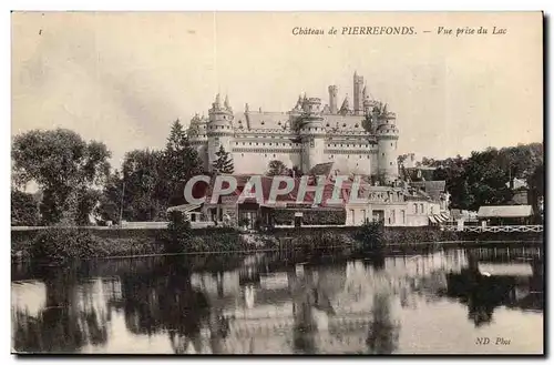 Pierrefonds Cartes postales Vue prise du lac