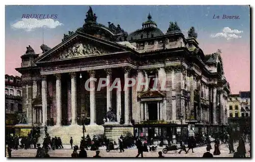 Belgique BRuxelles Cartes postales La Bourse