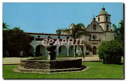 Etats Unis Moderne Karte Mission San Luis Rey de Francia