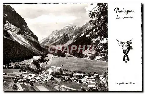 Cartes postales moderne Pralognan La Vanoise le petit Mont Blanc Vache