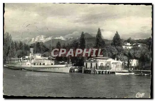 Cartes postales Evian les Bains Le Debarcadere et la dent d&#39Oche