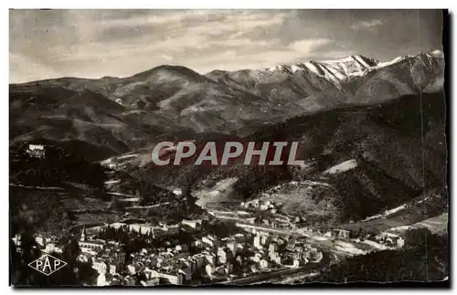 Amelie les Bains Cartes postales Vue generale sur le Canigou