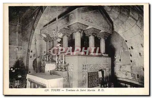 Tours Cartes postales Tombeau de Saint Martin