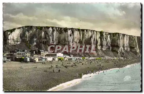 Le Treport Cartes postales La plage et les falaises